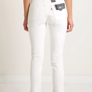 Levi’s 501 White Skinny Button Fly Jeans Size 32 NWT
